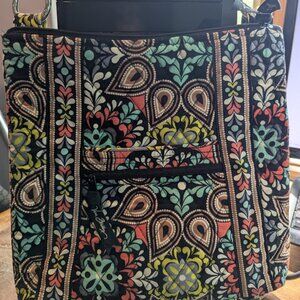 Vera Bradley Black And Brown Shoulder Bag